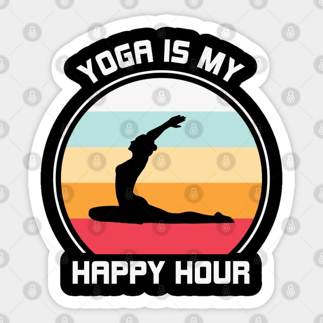 Yoga Serenity: Balance, Mindfulness, and Inner Peace Sticker by Steve